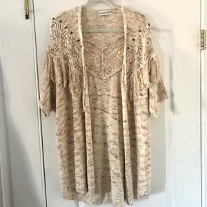 Knox Rose Bohemian Open Cardigan SZ Small
